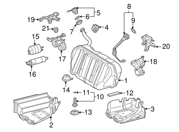 A022997064864 - Mercedes-Benz Fuel Filter O-Ring A022997064864