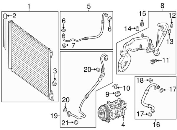 A023997634565 - Mercedes-Benz A/C refrigerant line O-ring A023997634565
