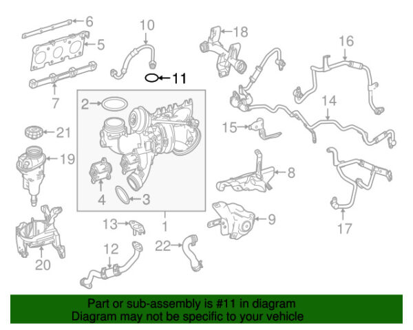 A0249971045 - NEU MERCEDES-BENZ EINE KLASSE TURBOLADER ÖLLINIE O-RING A0249971045 ORIGINAL