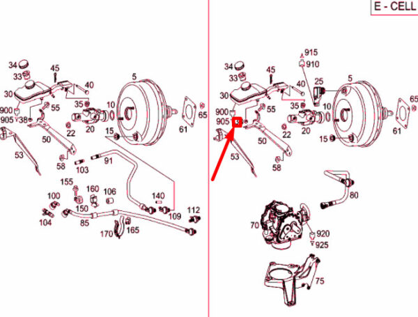 A0269977448 - NEW MB VITO W639 BRAKE FLUID RESERVOIR SEALING RING A0269977448 ORIGINAL