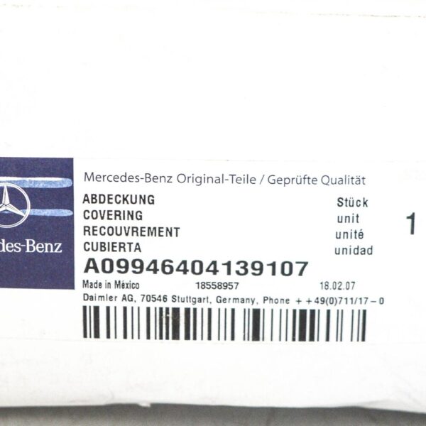 A09946404139107 - Mercedes-Benz M-Class W166 Steering Wheel Cover A09946404139107 New