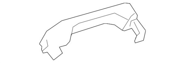 A09976020019191 - Mercedes-Benz exterior door handle rear right outside A09976020019191