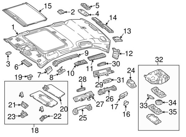 A09981105079051 - NEW MERCEDES-BENZ E CLASS CENTER INNER SUN VISOR COVER A09981105079051 GENUINE