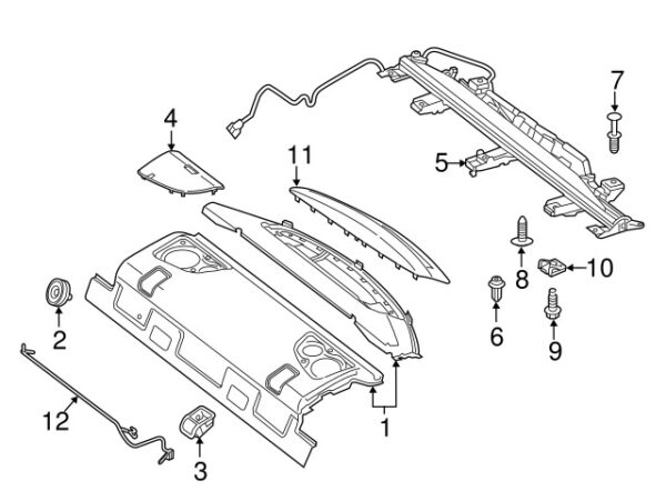 A09986000008T92 - NEW MERCEDES-BENZ E-CLASS REAR KIDS RETENTION ANCHOR PLATE A09986000008T92