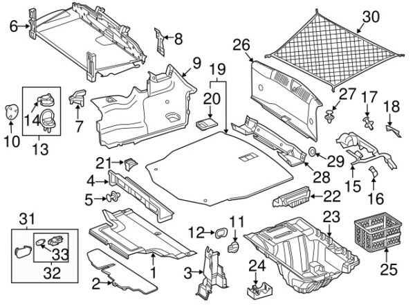 A0998600500 - NEW MERCEDES-BENZ E C CLASS CASE TRIM CLASS A0998600500 GENUINE