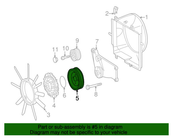 A1032050510 - NEW MERCEDES-BENZ SL E-CLASS ENGINE COOLING FAN A1032050510 GENUINE