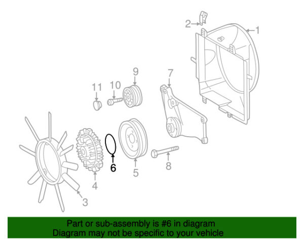 A1032060176 - NEW MERCEDES-BENZ E CLASS MOTOR COOLING FAN DISC A1032060176 ORIGINAL