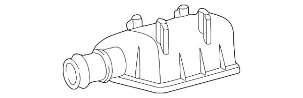 A1041400087 - NEW MERCEDES-BENZ E-CLASS ENGINE AIR INTAKE RESONATOR A1041400087 GENUINE