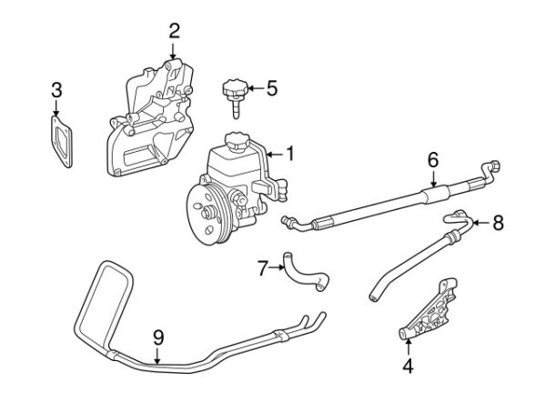 A1111310141 - NEW MERCEDES-BENZ SLK-CLASS STEERING PUMP A1111310141 ORIGINAL