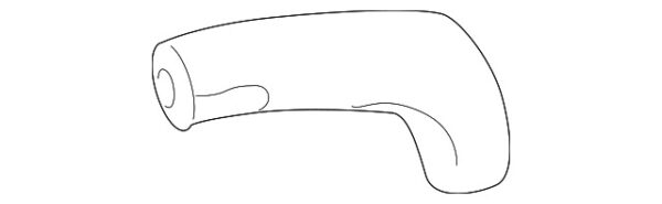 A1112381382 - NEW MERCEDES-BENZ SLK C-CLASS ENGINE AIR INLET HOSE A1112381382 ORIGINAL