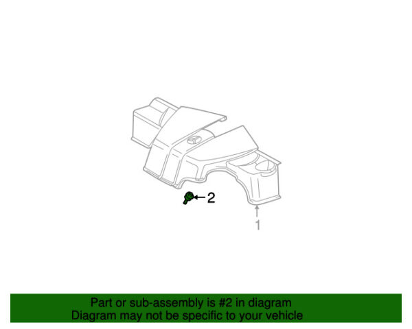 A112090008964 - NEW MERCEDES-BENZ C-CLASS AIR FILTER HOUSING INSULATOR A112090008964 ORIGINAL