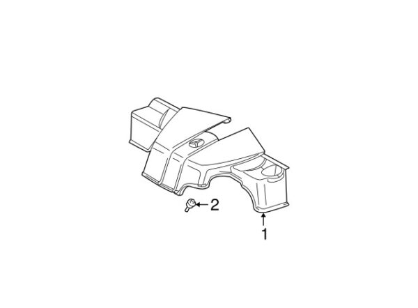 A112090008964 - NEW MERCEDES-BENZ C-CLASS AIR FILTER HOUSING INSULATOR A112090008964 ORIGINAL