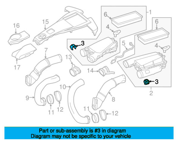 A1120940041 - Mercedes-Benz Air Filter Housing Lid Clip A1120940041