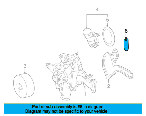 A1122030382 - Mercedes-Benz Engine Coolant Bypass Hose A1122030382