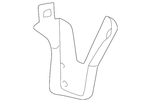 A1122370140 - MERCEDES-BENZ CLK C-CLASS REAR SECONDARY AIR INJECTION PUMP BRACKET A1122370140