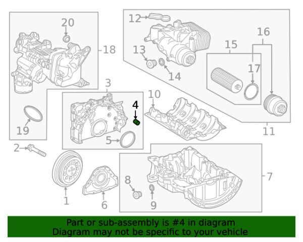 A1129910441 - MERCEDES-BENZ GLA CLA CLASS MOTOR TIMING COVER ALIGNMENT DOWELS A1129910441