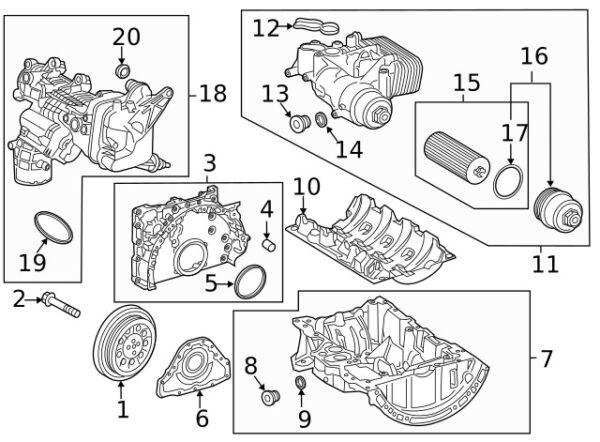 A1129910441 - MERCEDES-BENZ GLA CLA CLASS MOTOR TIMING COVER ALIGNMENT DOWELS A1129910441