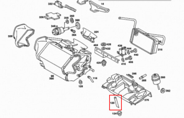 A1168350197 - NEW MERCEDES BENZ S W116 A/C SYSTEM RUBBER HOSE PIPE A1168350197 OEM