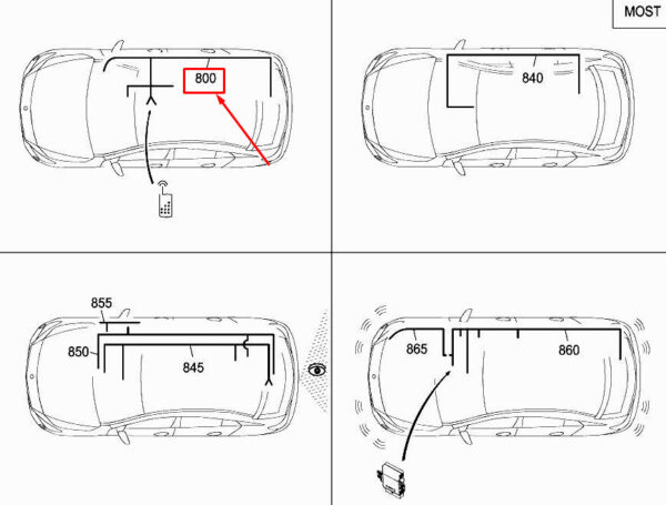 A1175402903 - NEW MERCEDES-BENZ CLA C117 TELEPHONE WIRING HARNESS A1175402903