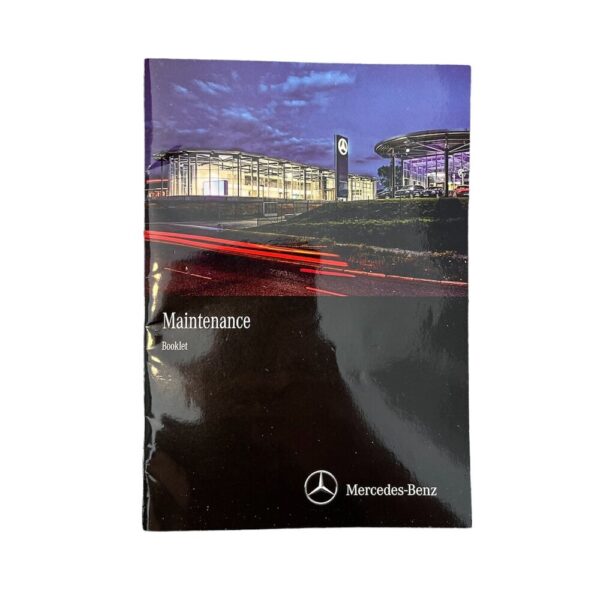 A1175848802 - Mercedes-Benz C117 CLA Original Maintenance Booklet A1175848802