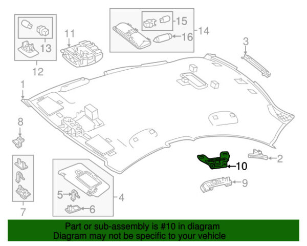 A1178101831 - NEW MERCEDES-BENZ CLA CLASS REAR INTERIOR TOMBBAR A1178101831 ORIGINAL