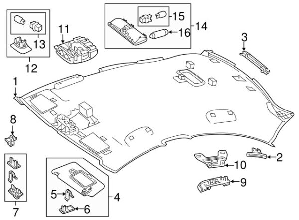 A1178101831 - NEW MERCEDES-BENZ CLA CLASS REAR INTERIOR TOMBBAR A1178101831 ORIGINAL