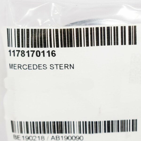 A1178170116 - NEW MERCEDES-BENZ CLA X117 REAR MERCEDES STAR EMBLEM BADGE A1178170116 OEM