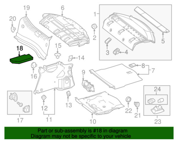 A1178900516 - NEW MERCEDES BENZ CLA CLASS LEFT CASE TRIM CLASS A1178900516 GENUINE