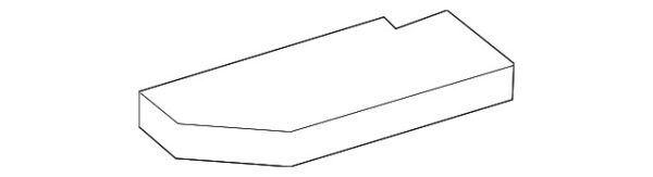A1178900516 - NEW MERCEDES BENZ CLA CLASS LEFT CASE TRIM CLASS A1178900516 GENUINE