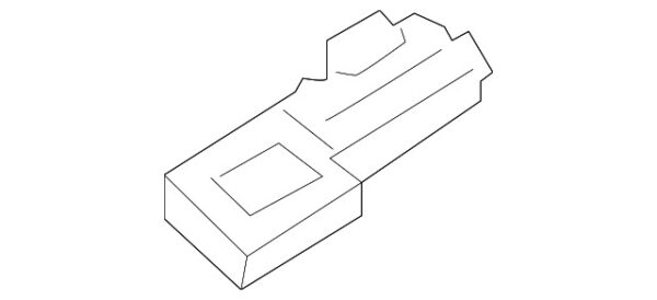 A1179910098 - Mercedes-Benz Left Roof Drip Molding Clip A1179910098