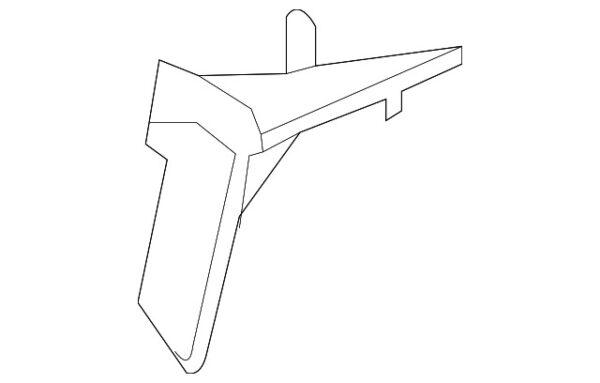 A6396914308 - NEW MB METRIS CLASS RIGHT UPPER BODY B-PILLAR TRIM PANEL INSERT A63996914308
