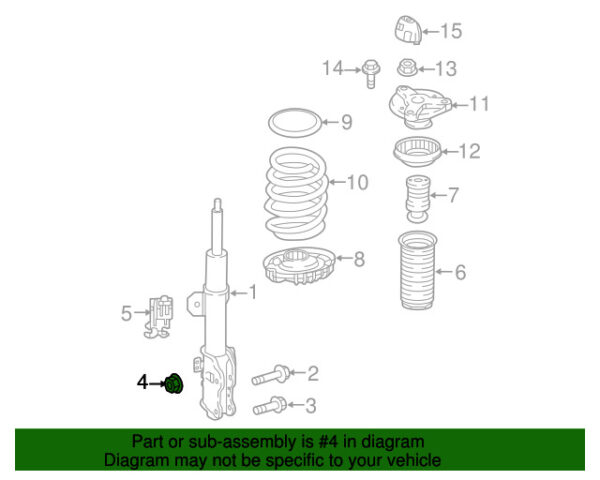 A6399900154 - NEW MERCEDES-BENZ METRIS LOWER CLASS SUSPENSION STRUT GROOVE A6399900154 GENUINE