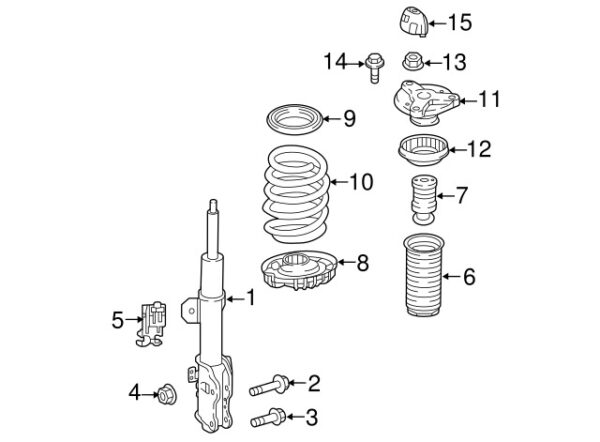 A6399900154 - NEW MERCEDES-BENZ METRIS LOWER CLASS SUSPENSION STRUT GROOVE A6399900154 GENUINE