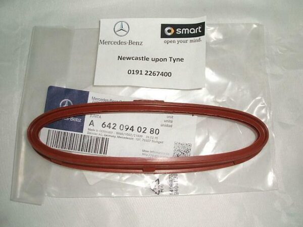 A6420940280 - Original Mercedes-Benz A6420940280 OM642 Red Air Suction Gasket