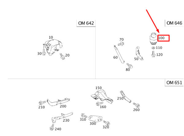 A6461400087 - Mercedes-Benz Sprinter 906 Engine Noise Abducer A6461400087 NEW ORIGINAL