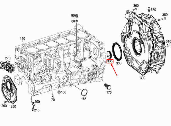 A6540150400 - MERCEDES-BENZ GLE W167 Engine Cap With Seal A6540150400 NEW GENUINE