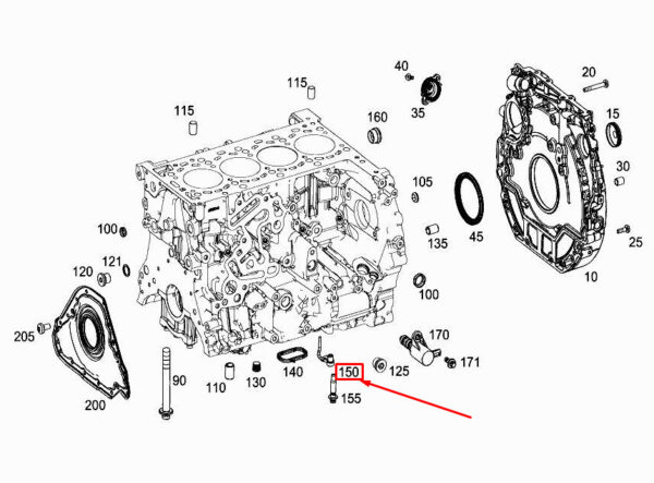 A6541800143 - NEW MERCEDES-BENZ GLE W167 MOTOROLSPRAY DUSE A6541800143 GENUINE