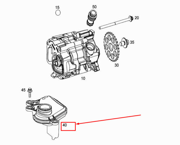 A6541800351 - NEW MERCEDES-BENZ GLE W167 MOTOROL SUCTION TUBE A6541800351 ORIGINAL