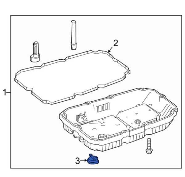 A7252711801 - New MERCEDES-BENZ E W213 Transmission Pan Drain Plug A7252711801