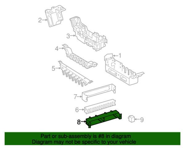 A9015450119 - NEW MERCEDES-BENZ SPRINTER CLASS FUSE HOLDER MOUNT A9015450119 ORIGINAL