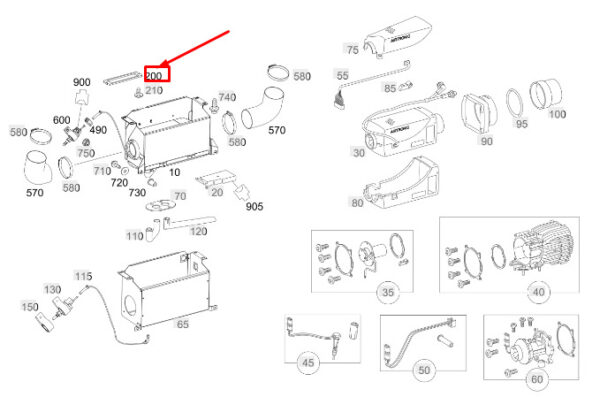 A9018311098 - MERCEDES-BENZ SPRINTER 907 Air Distributor Seal A9018311098 NEW GENUINE
