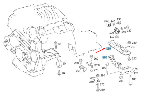 A9062400901 - NEW MB SPRINTER W906 FRONT TRANSMISSION SUSPENSION CARRIER A9062400901 ORIGINAL