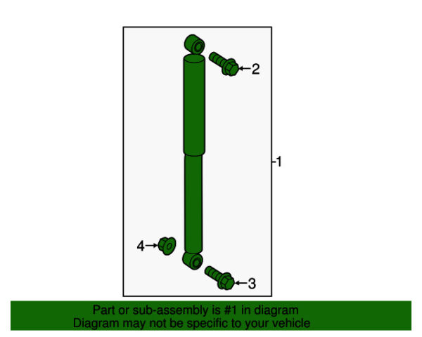 A9063201431 - NEW MERCEDES-BENZ SPRINTER CLASS REAR SHOCK ABSORBER A9063201431 ORIGINAL