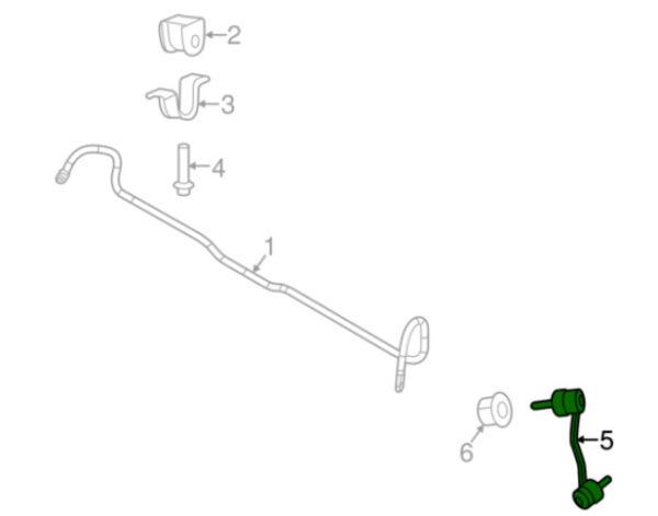 A9063201789 - NEW MB SPRINTER 906 FRONT SWAY BAR STABILIZER LEFT TIE ROD A9063201789 OEM