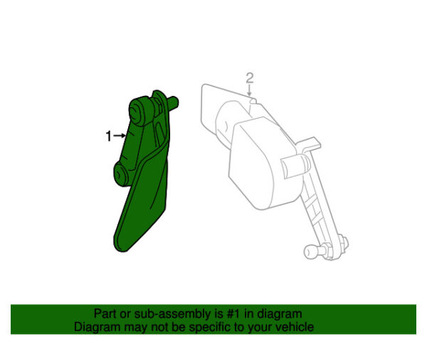 A9063300174 - NEW MERCEDES-BENZ SPRINTER CLASS FRONT HEADLIGHT SENSOR MOUNT A906300174