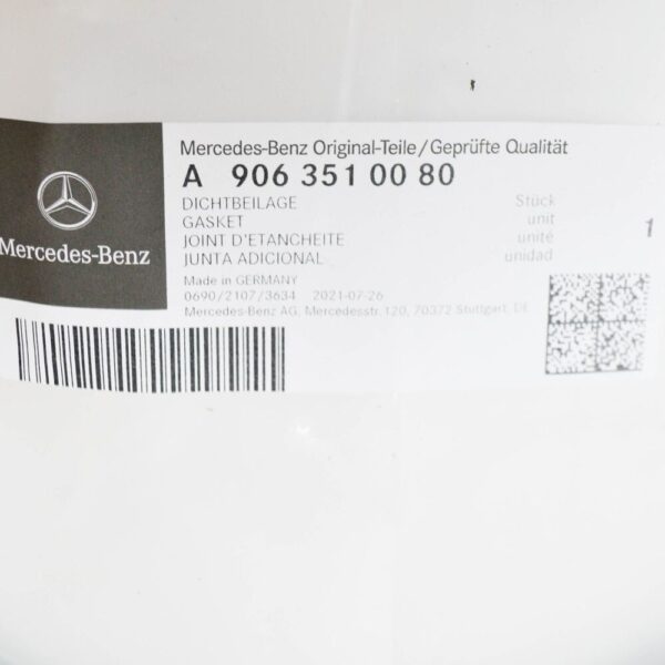A9063510080 - Mercedes Benz Sprinter 906 Rear Axle Sealing Shim A9063510080 New Genuine