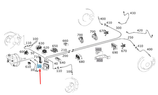 A9064201397 - NEW MERCEDES-BENZ SPRINTER W906 BRAKE LIMIT LHD A9064201397 ORIGINAL