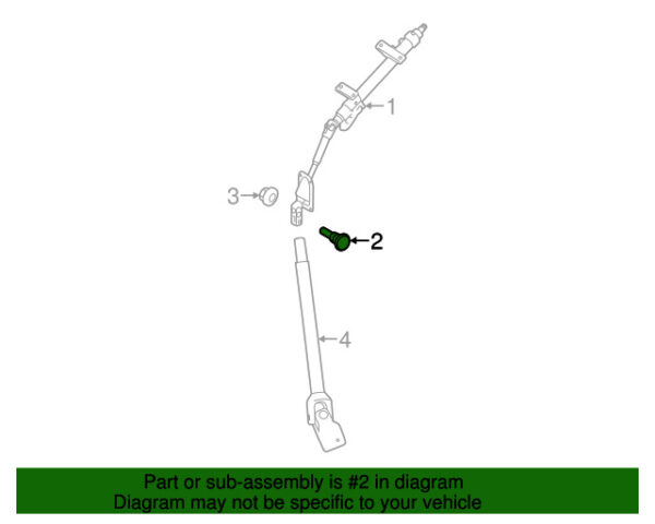 A9064620171 - NEW MERCEDES-BENZ SPRINTER CLASS STEERING COLUMN BOLT A9064620171 ORIGINAL