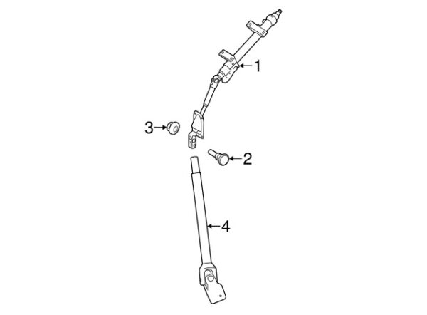 A9064620171 - NEW MERCEDES-BENZ SPRINTER CLASS STEERING COLUMN BOLT A9064620171 ORIGINAL