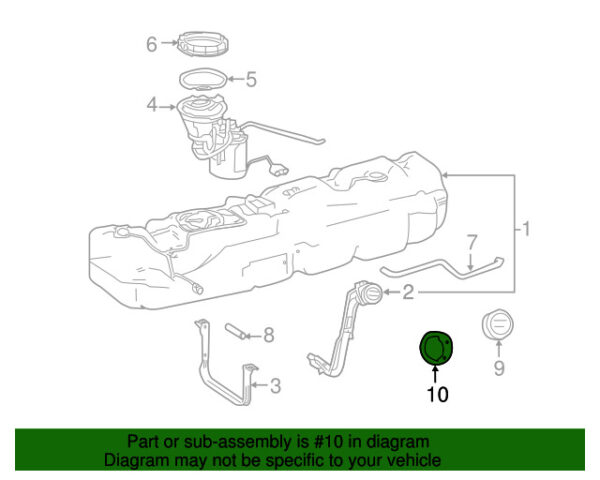 A9064760020 - NEW MERCEDES BENZ SPRINTER CLASS FUEL FILLER HOLDER PLATE A9064760020